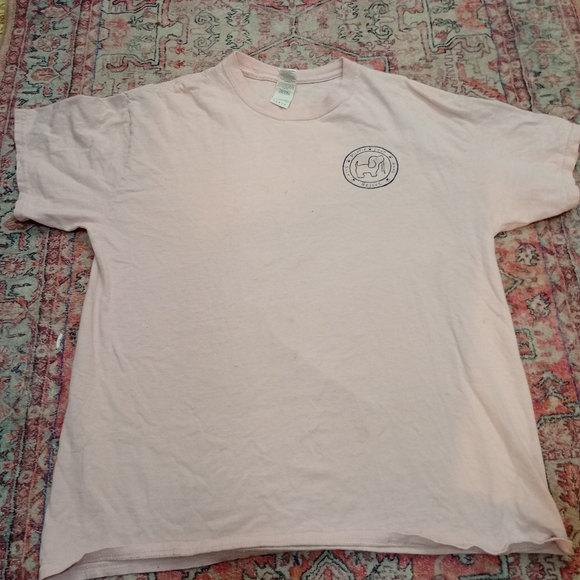 Pink Short Sleeve‎ Tee Casual Top - Picture 1 of 4